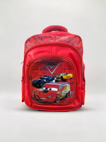 Car-Themed Kids School Backpack – Waterproof Preschool Bag for Boys-133
