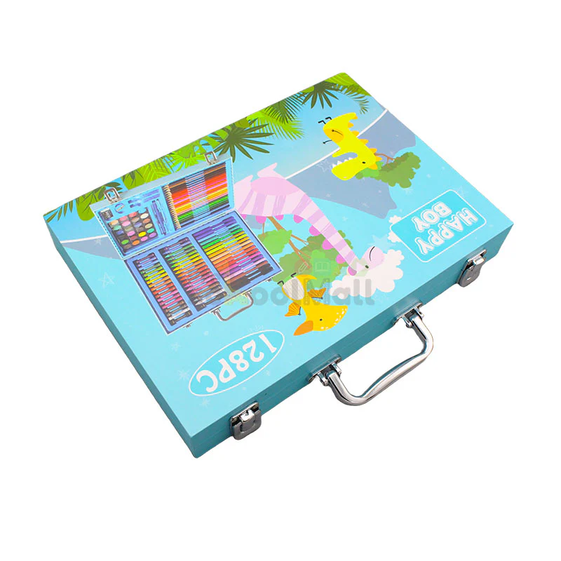 128-Pcs-Wooden-Coloring-Art-Kit-Pre-3 128 Pcs Wooden Coloring Art Kit-103 - Image 1