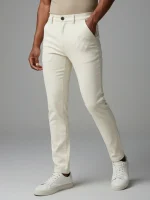 Louis Vicaci Lycra Stretchy Slim Fit Pent For Men-353