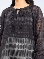Pleated Western Top - 701