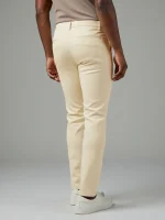 Louis Vicaci Lycra Stretchy Slim Fit Pent For Men-Light Peach-352 - Image 2