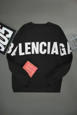 Blncaga Typography Signature Round Neck Men's Sweatshirt-327 - Image 2