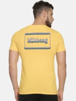 Bilabong Single Jersey Crew Neck Tee Shirt For Men-Yellow-343 - Image 2