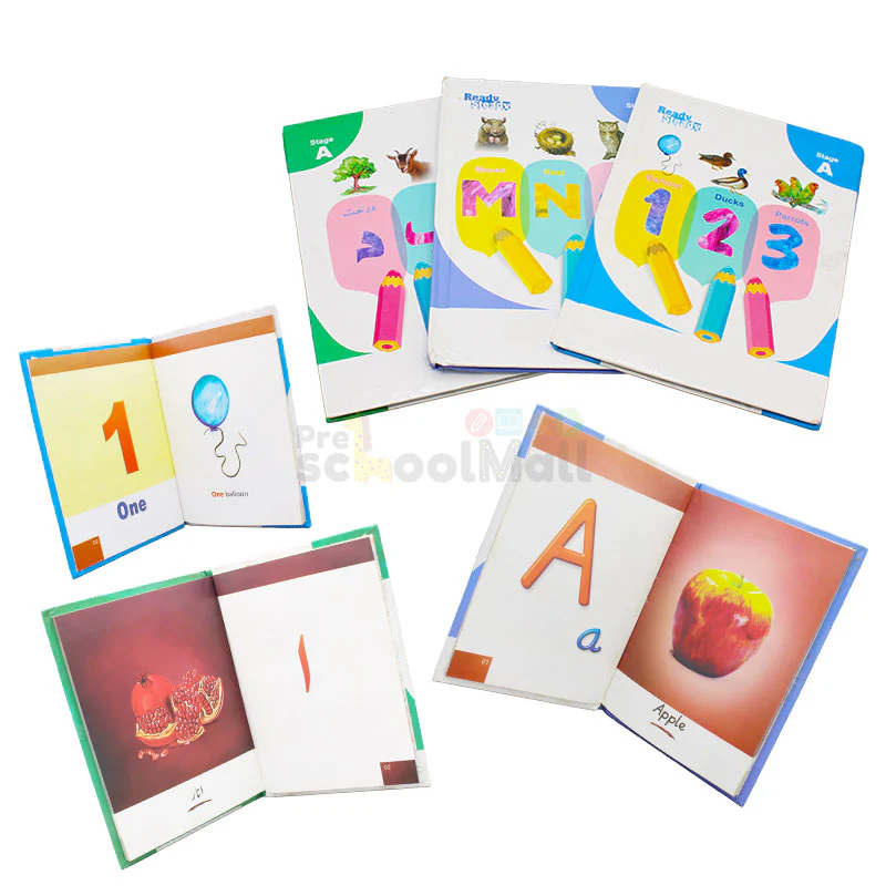 Bundle-of-Learning-Book-PRE-1 Bundle of Pictures Books (Alphabets, Numbers, Haroof E Tahaji)-115 - Image 1