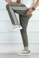 Adds 3 Stripe Dryfit Slim-Fit Trouser-324