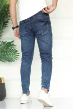 Ankle-Fit Jeans In Dirty Blue-357 - Image 2