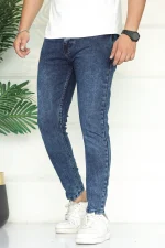Ankle-Fit Jeans In Dirty Blue-357