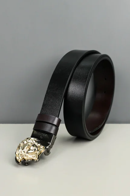 Vrsce Metal Alloy Automatic Buckle Branded Belt-364