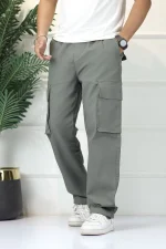'Hexa-Pocket' Field Ready Loose Bottom Cargo Trouser-312 - Image 5