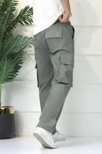 'Hexa-Pocket' Field Ready Loose Bottom Cargo Trouser-312 - Image 6