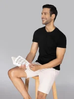 Crew Neck T Shirt For Men-342 - Image 4