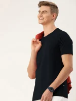 Crew Neck T Shirt For Men-342 - Image 2