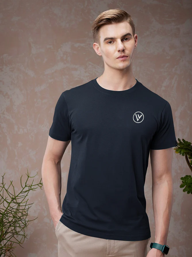 LouisVicaciSummerTShirtForMen-DarkNavy-BE999BR13240_1_668x891 T Shirt For Men-Dark Navy-344 - Image 1