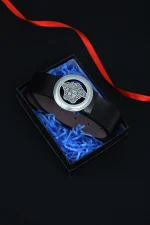 Versce Metal Alloy Automatic Buckle Branded Belt-366