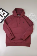 Rph Luren Polo script icon logo Men's Fleece Hoodie-314 - Image 2