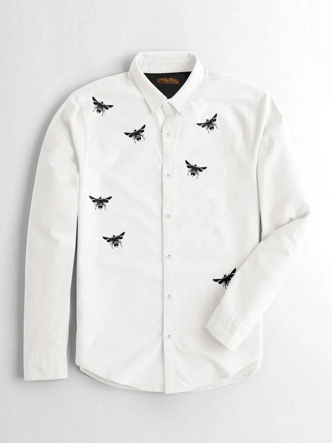 MassimoDuttiPremiumCasualShirtForMen-WhitewithButterflyPrint-BE1400_e9a20b8b-e54b-442e-8e5a-9e17b423a624_668x890 test product - Image 1