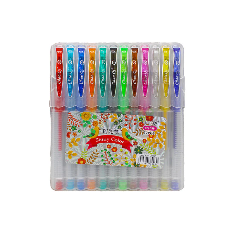 Multicolor-Glitter-Pen-Set-of-12-Pre-1 Multicolor Glitter Pen Set of 12-113 - Image 1