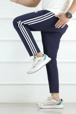 Adds 3 Stripe Dryfit Slim-Fit Trouser-324 - Image 3