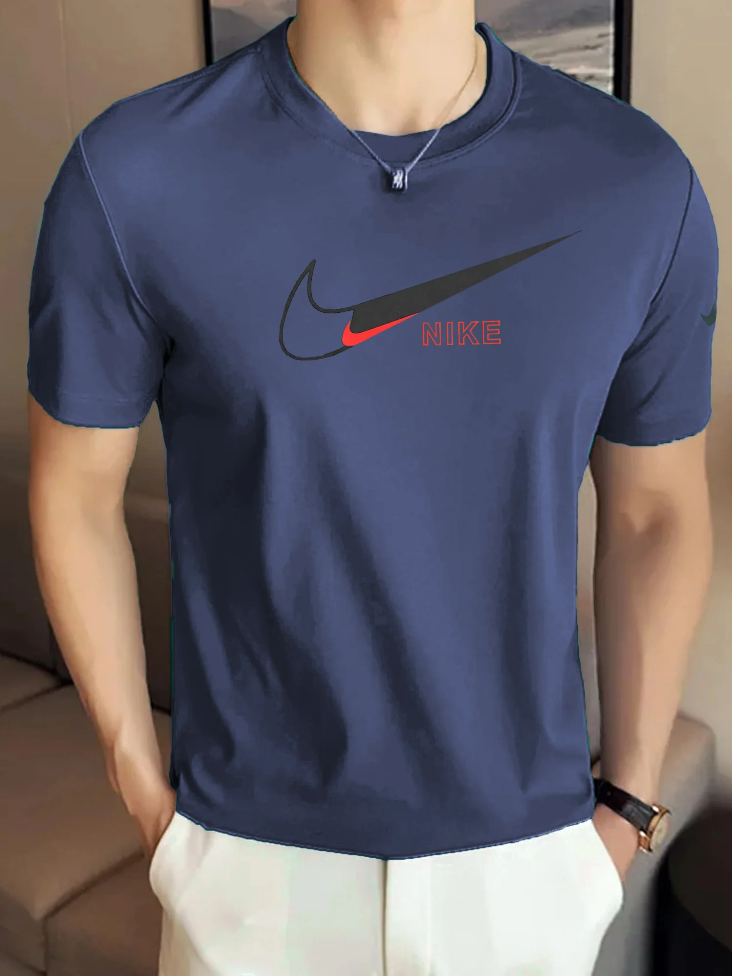 NVB_71b7cac2-5088-491c-8c51-b046f6db786a Nke Training Graphic Round Neck T-Shirt-311 - Image 1