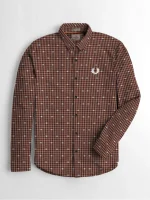 Sea Stone Premium Casual Shirt For Men-Blue & Maroon Allover Print-349 - Image 5