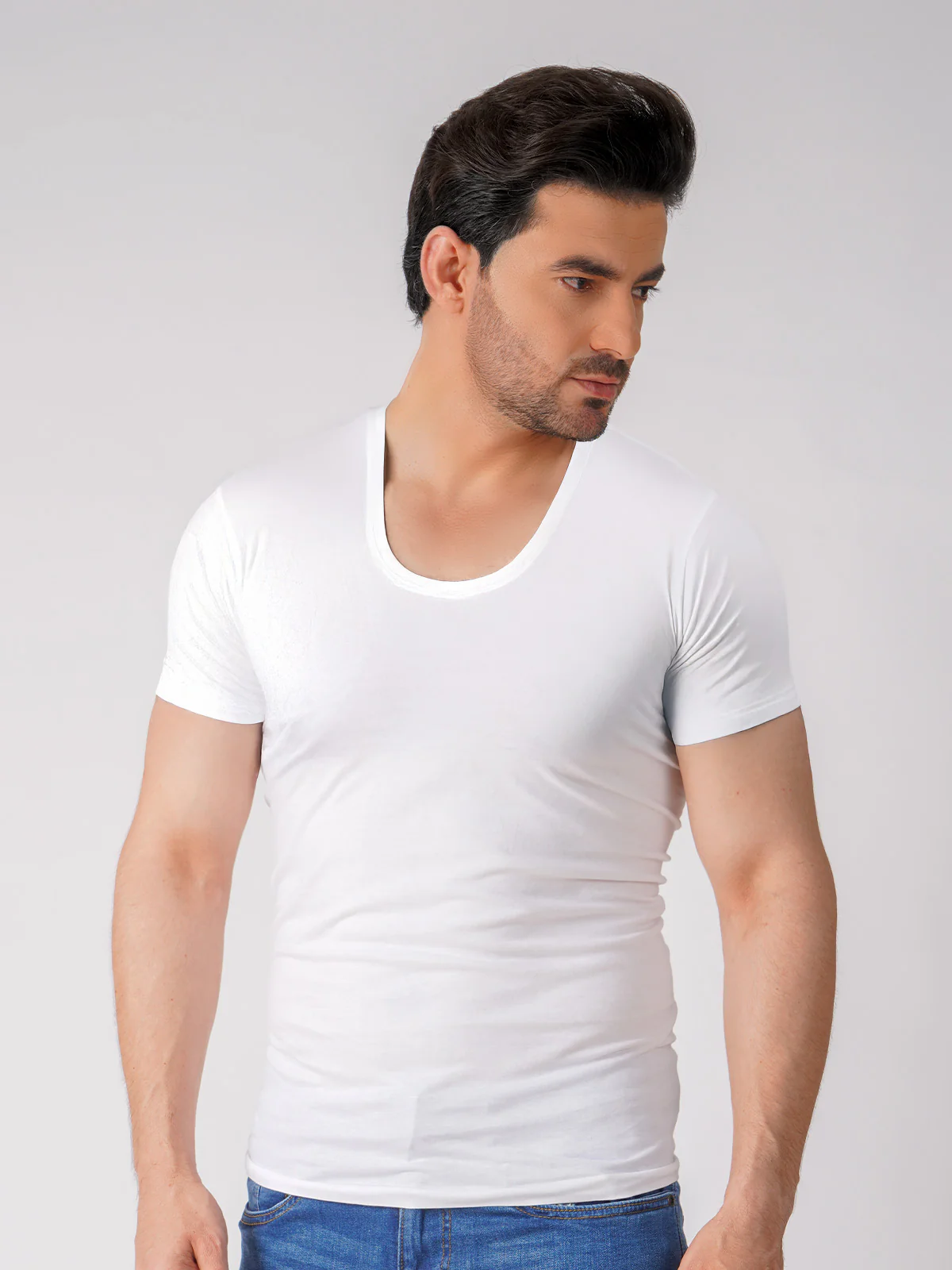 VEST006-2 Men's Cotton Vest-375 - Image 1
