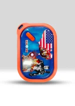 Iron Man Stainless Steel Divided Lunch Box with Spoon-135