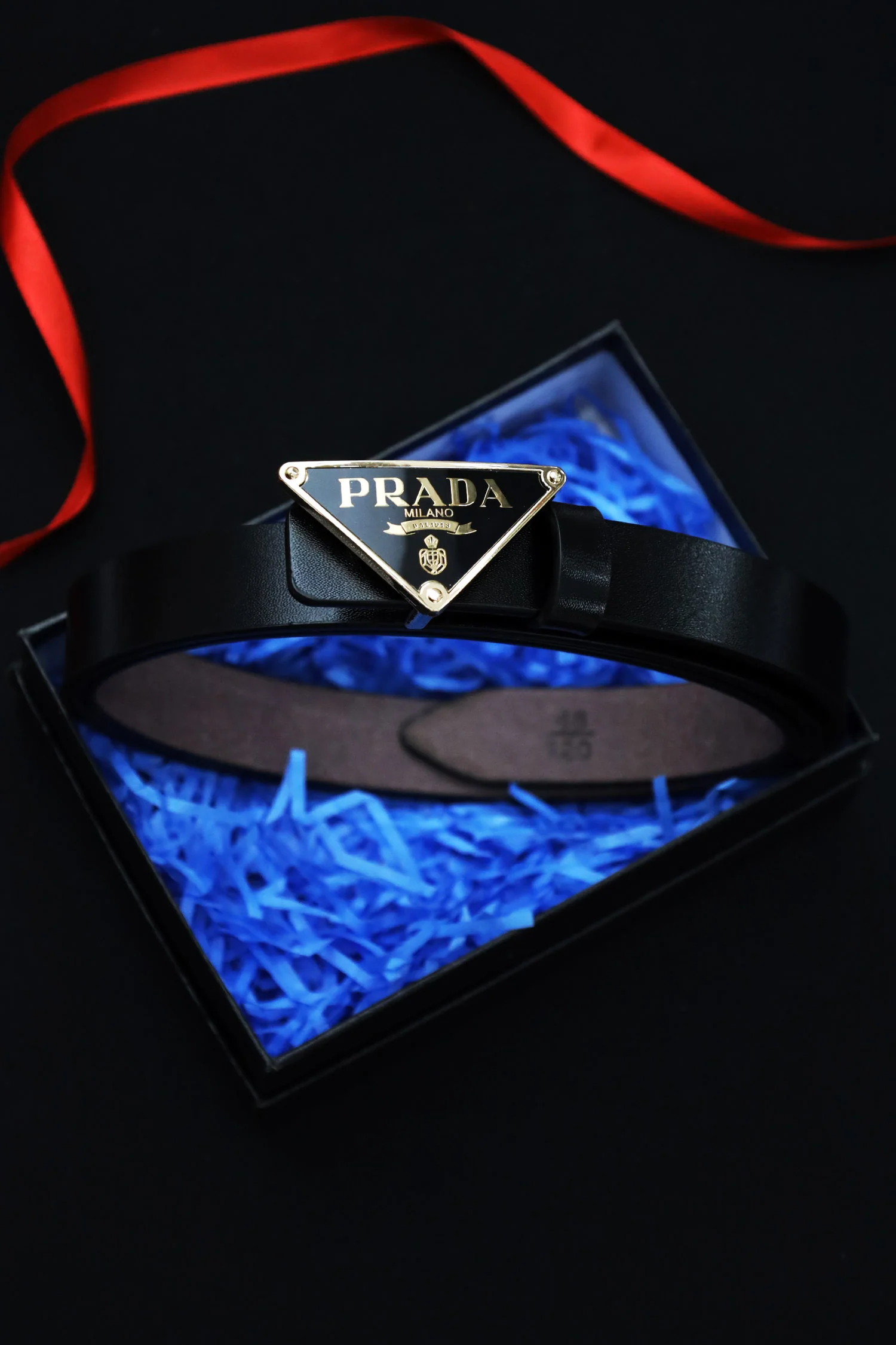 mlb0198-bng_ee951564-7fd4-4144-9724-c7c58661c025 Prda Metal Alloy Automatic Buckle Branded Belt-365 - Image 1
