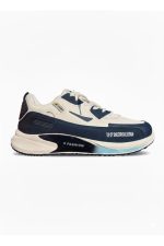 men's blue-white sport sneakers-509 - Image 2