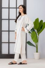 women trendy embroidered 2pc set-1005 - Image 3