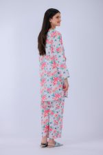 women premium white multi floral 2 pcs stitched-1012 - Image 2