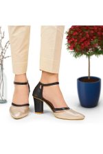 gold black meell pump-814 - Image 2