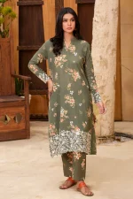 2 Piece - Premium Embroidered Khaddar-1032 - Image 2