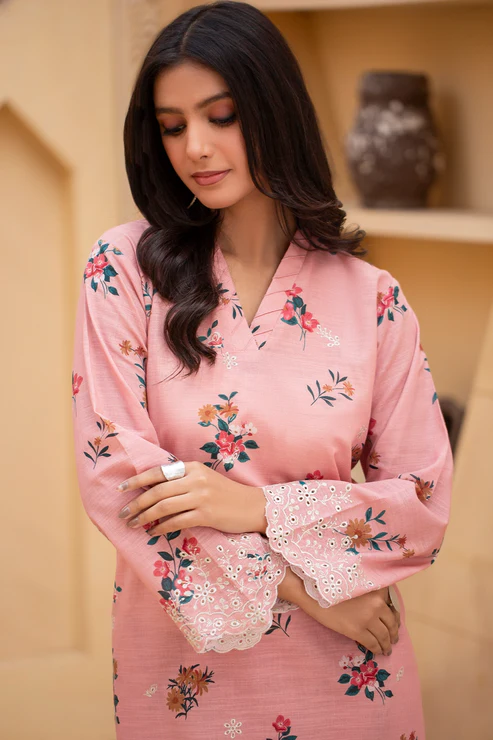 CL-D3-G1 2 Piece - Premium Embroidered Khaddar-1031 - Image 1