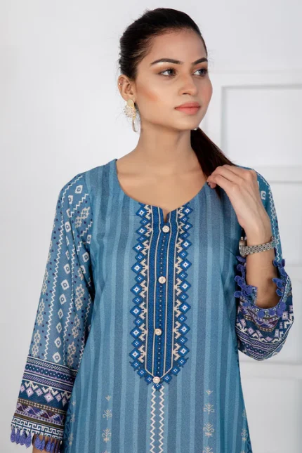 1 PIECE - DIGITALLY PRINTED KARANDI-1022