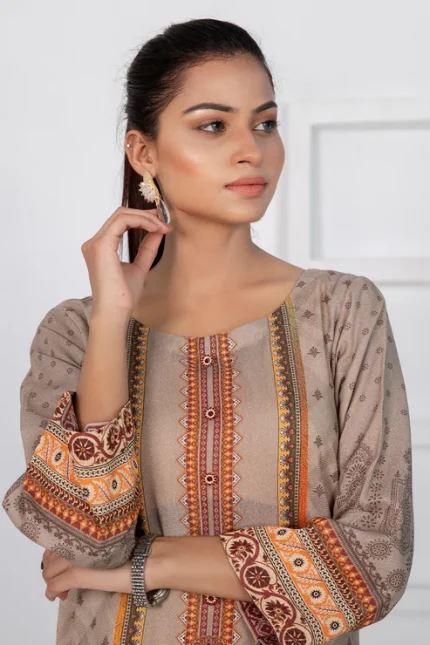 1 PIECE - DIGITALLY PRINTED KARANDI-1024