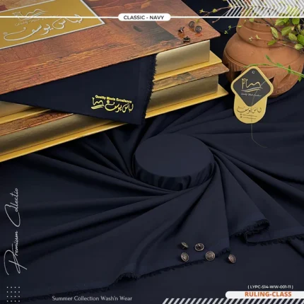 RULING CLASS - Premium - Wash & Wear - Navy Blue -1224