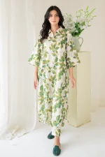 2 PIECE - DIGITALLY PRINTED PREMIUM LAWN-1037 - Image 2