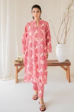2 PIECE - DIGITALLY PRINTED PREMIUM LAWN-1036 - Image 2
