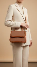Brown Formal Shoulder Bag For Women-1317