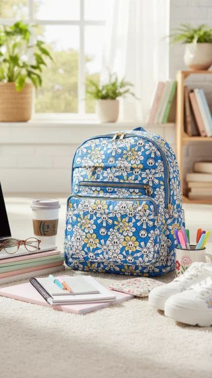 Navy Casual Back Pack-1336