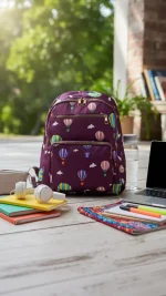 Purple Casual Back Pack-1335