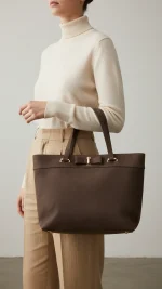 Brown Casual Shoulder Bag-1321