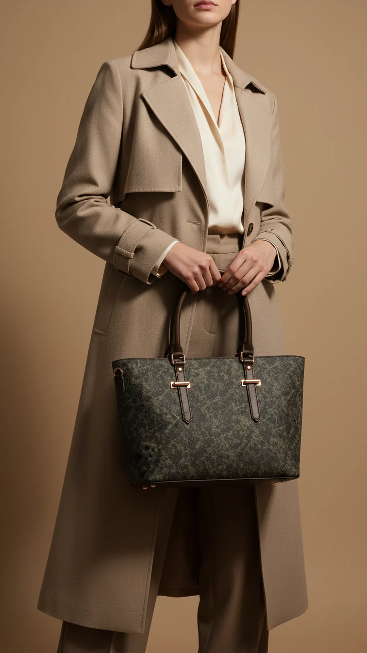 P5587111_ee95a777-2ffc-4b1f-b324-247df9102a48 Green Formal Shoulder Bag For Women-1318 - Image 1