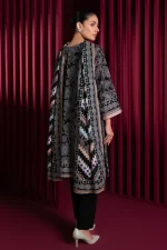 3 Piece - Digitally Printed Khaddar-1046 - Image 3
