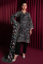 3 Piece - Digitally Printed Khaddar-1046 - Image 2