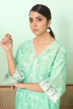 2 PIECE - PREMIUM EMBROIDERED LAWN-1041