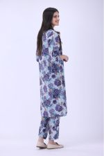 women premium white multi floral 2 pcs stitched-1012 - Image 4