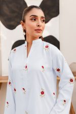 white women trendy embroidered 2pc set-1006