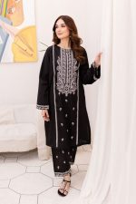 women trendy embroidered 2pc set-1015