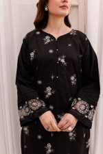 women trendy embroidered 2pc set-1004 - Image 2